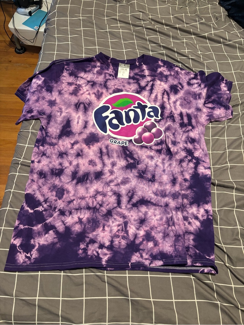 Rue21 Purple Tie-Dye Fanta Grape Short Sleeve Tee